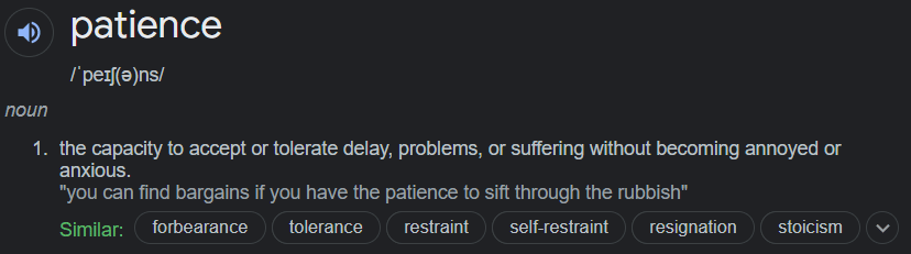 Patience definition
